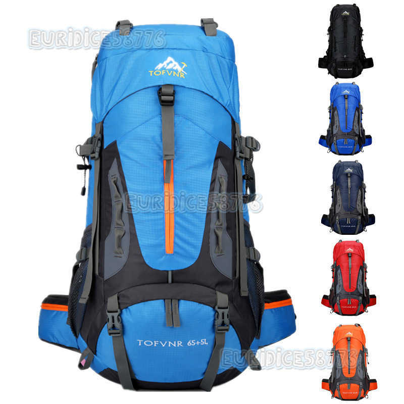 Outdoor Bag Backpack Mountaineering Bag Hiking Sports Bag Waterresistant Travel Rucksack Large Capacity Travel Backpack H250906