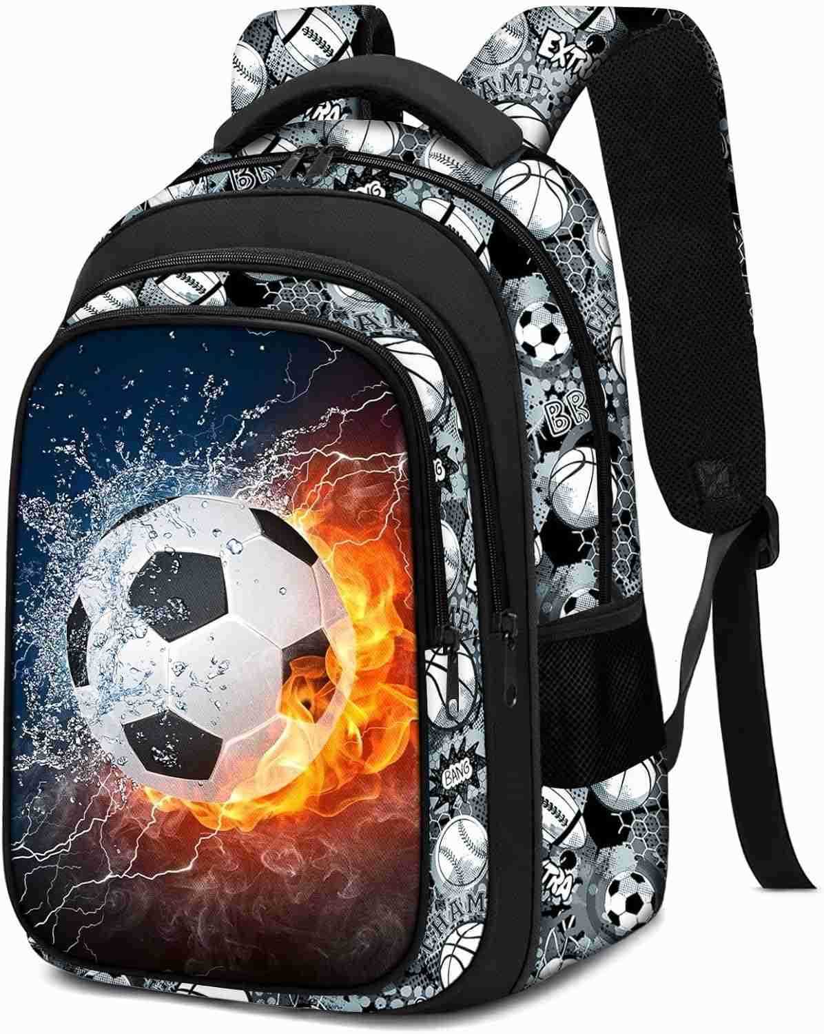 Backpack for Boys Soccer Boys Backpack for Kids Children Teens Elementary Middle School 17 Sport Bookbag Travel Back Pack for Age 618Z250906