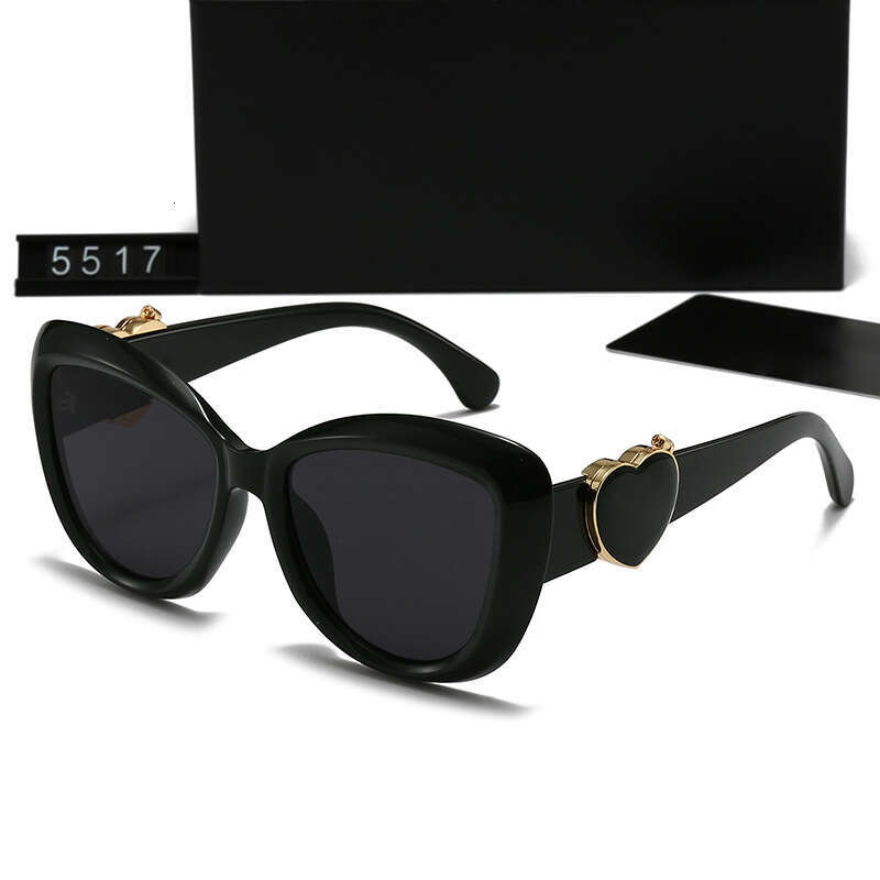 New Artistic Glasses Metal Heart Style Fashion High-end Sunglasses 5517 7e0