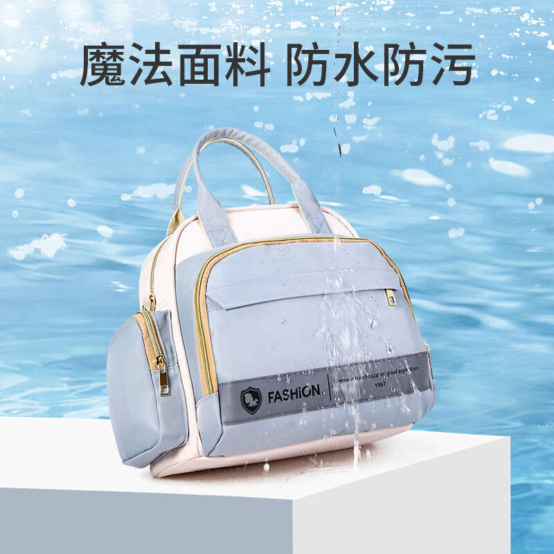 Fashion Handheld Mommy High-End Feel Mother and Baby Single Shoulder Crossbody Multifunctional Mom Outing Maternity Bag