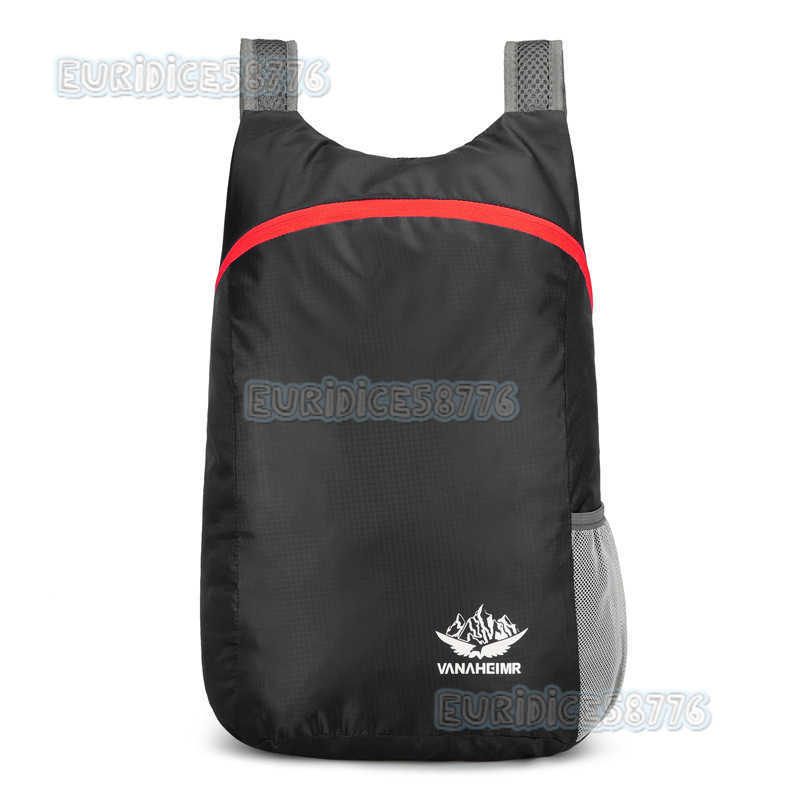 Backpack Travel Folding Mountaineering Bag Outdoor Lightweight Waterproof Multi Functional Mens and Womens Printed Shoulder Sports Bag H250906