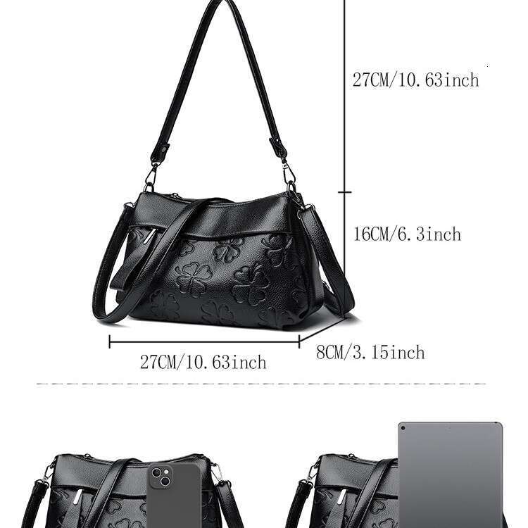 2025 Autumn New Fashion Versatile Simple Women's Small Handbag Single Shoulder Crossbody Bag for Middle-aged Women
