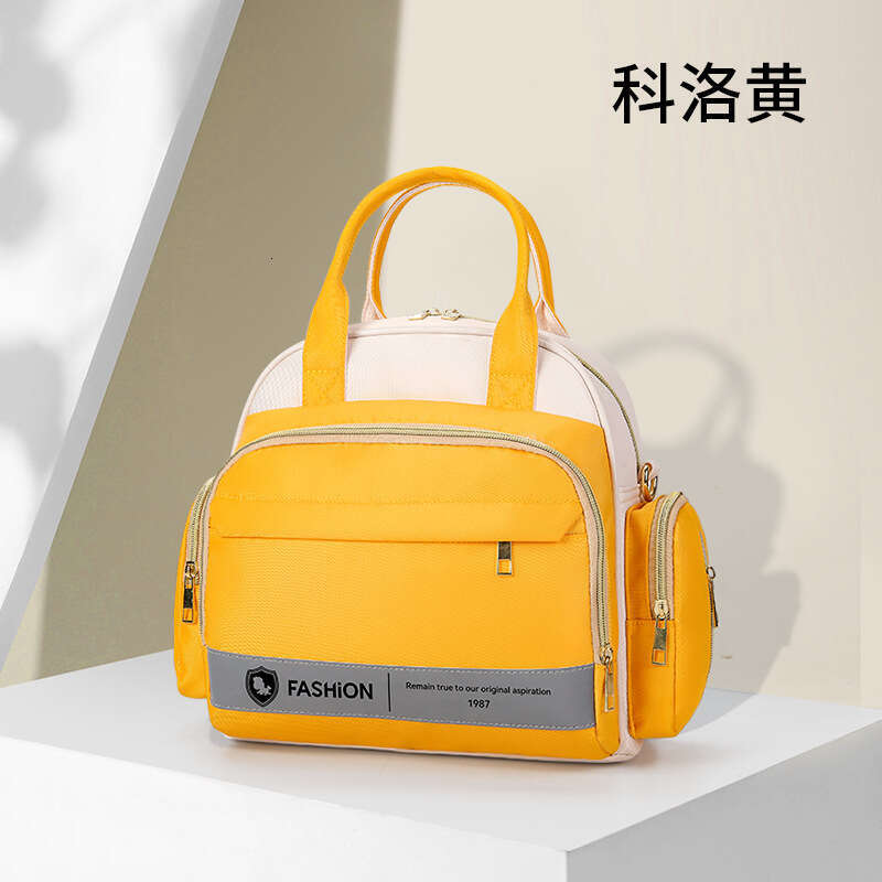 Fashion Handheld Mommy High-End Feel Mother and Baby Single Shoulder Crossbody Multifunctional Mom Outing Maternity Bag