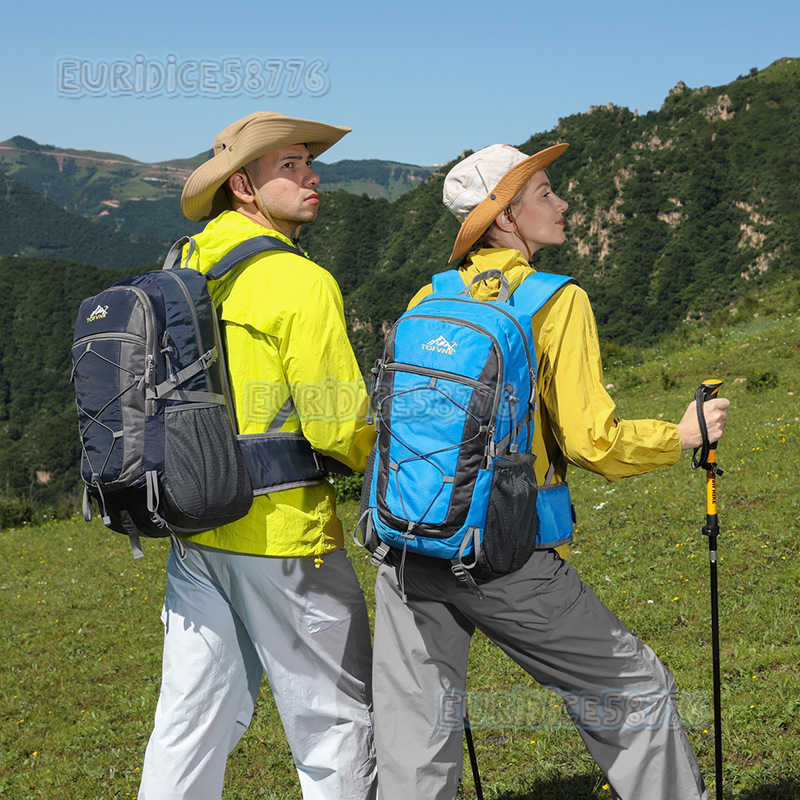 New Fashion Outdoor Mountaineering Large Capacity Lightweight Hiking Fitness Travel Bag Simple Junior High School Students Backpack H250906