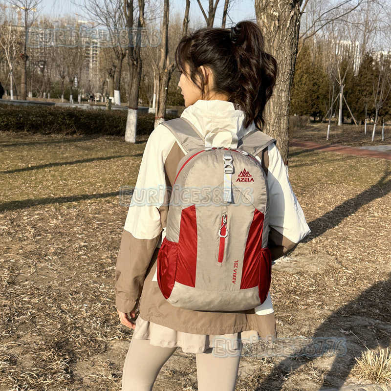 New Travel Hiking Bag Large Capacity Foldable Outdoor Hiking Backpack Men and Women Short Distance Camping Backpack H250906