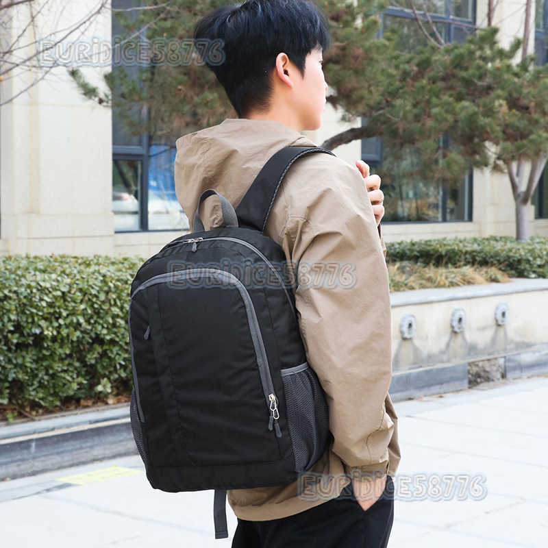 2025 Spring New Outdoor Sports Backpack for Men and Women Casual Travel Lightweight Double Shoulder Bag Customizable H250906