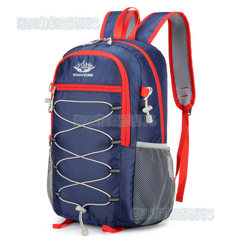 Outdoor Backpack Made of Oxford Cloth for Hiking and Cycling Lightweight Multifunctional Casual Foldable Backpack with Large Capacity H250906