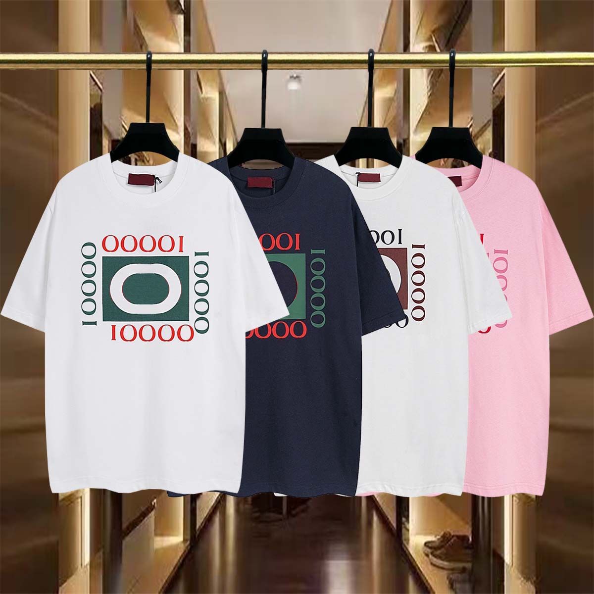 Mens t shirt luxury brand clothing shirts letter pure cotton short sleeve designer spring summer fashion loose tide mens womens tees clothing