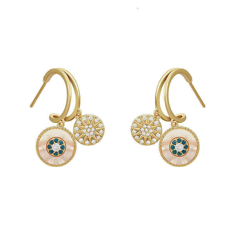 DH collections Earrings with a High-End Feel, Niche Korean Dongdaemun Style, Fashionable Ancient Style Ear Jewelry - view 6