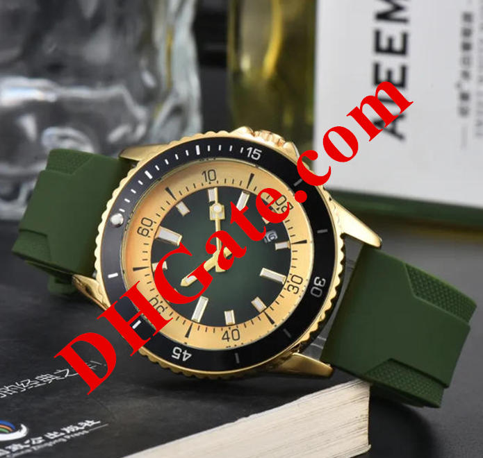 Bveitlings Original Brand Luxury Watches for Men Business Casual Rubber Mesh Strap Quartz Automatic Date Chronograph Function Breitlgn Super BR1884 Ocean Watches