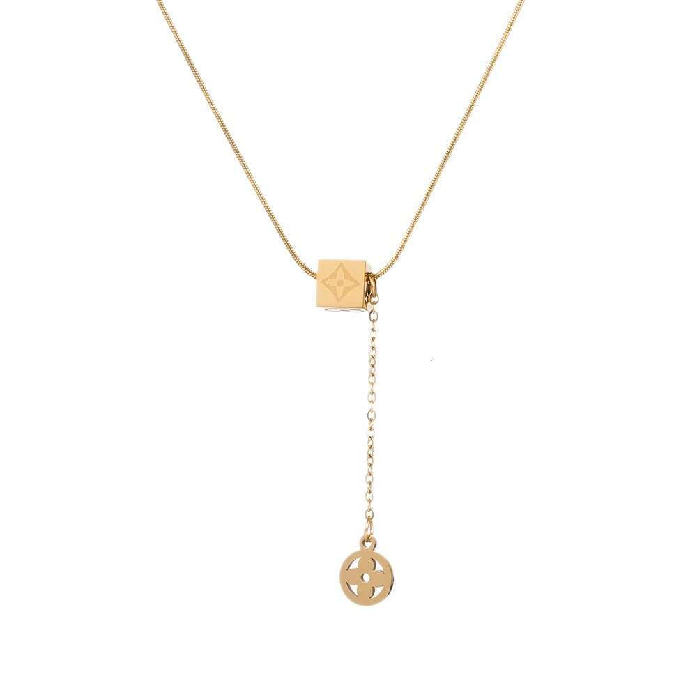 DHcollections Women's Cute - style Stainless Steel Jewelry with Geometric Elements for 2025 Spring