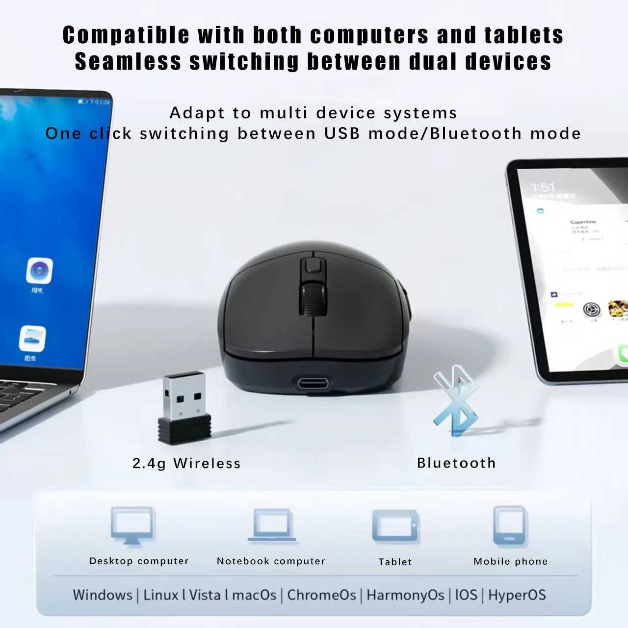 348 Superlight Mouse 24G Wireless Gaming Mouse R1 Flagship Chip Sensor 6400 DPI For Computer Laptop Office Game Z250906