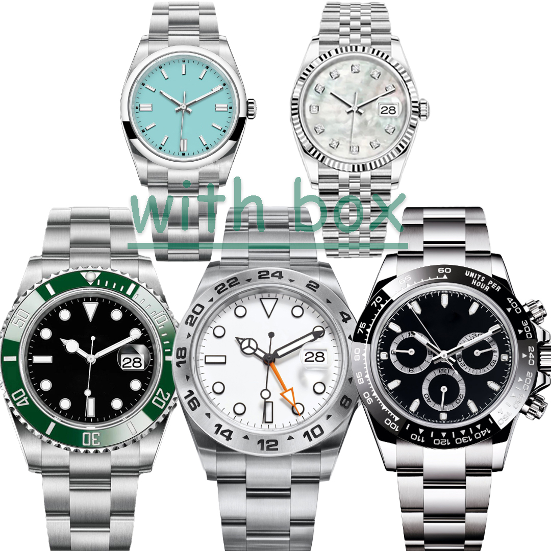 Classic Mens Watch Luxury Designer Mechanical Watch Automatic Movement Stainless Steel Strap 41MM 36MM Night Light Fashion Business Watch