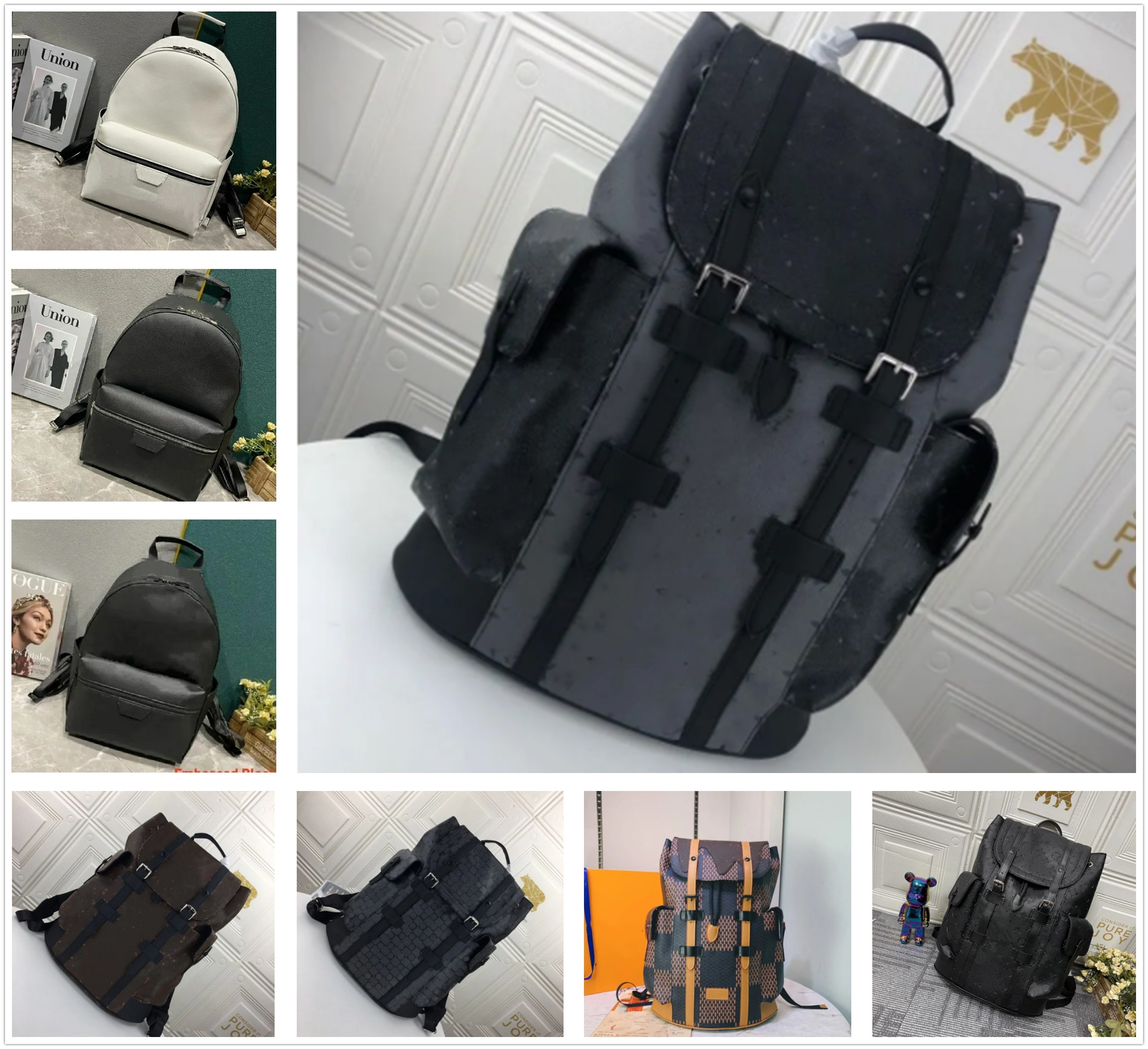 designer men backpack messenger bag Travelling bag tote bags bags men cross body reverse canvas set bag man shoulder bags purse wallet clutch handbag pockets 30230