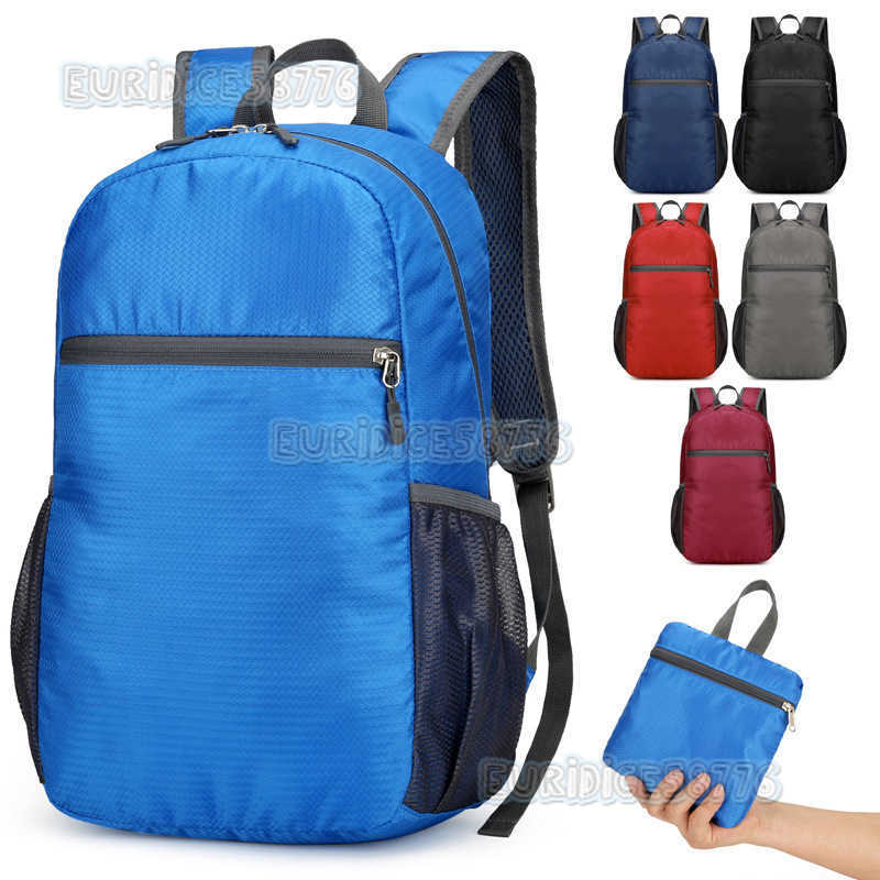 Outdoor Hiking Bag Outdoor Foldable Skin Bag Portable Backpack Travel Backpack Ultrathin Sports Backpack H250906