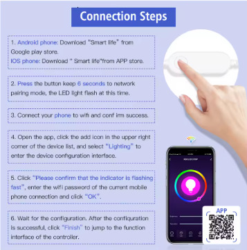 Tuya WiFi Smart LED Controller 5V-24V 4 Pin RGB LED Strip Light Controller Smart Life Voice Control Work with Alexa Echo Google