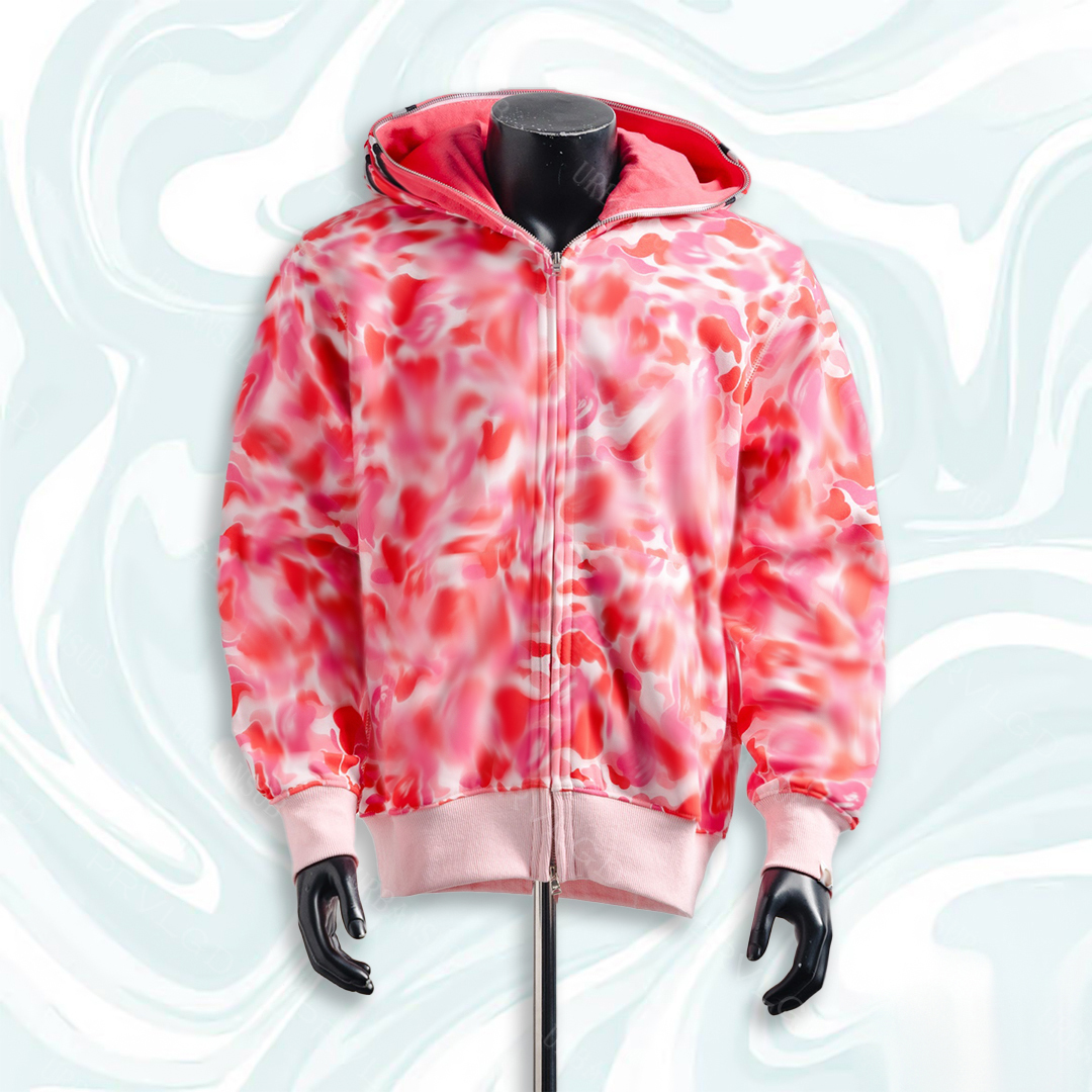 Chic Full Grain Leather Motorcyclist Jacket for Gentlemen - Durable and Cozy Seasonal Outerwear Zip-up Hoodie