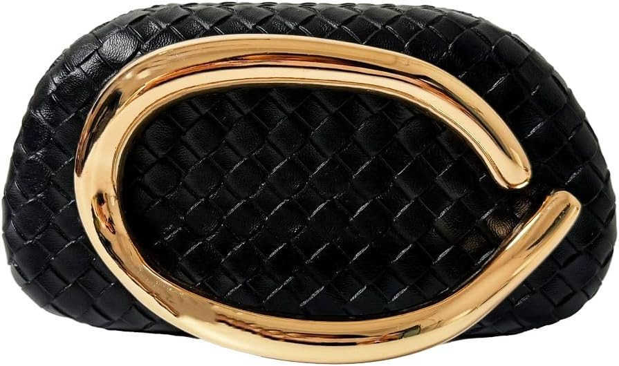 Clutch Purses for Women EveningWedding Chic Woven Bag Formal PU Leather Purse Designer Handbags for Party Prom M250906