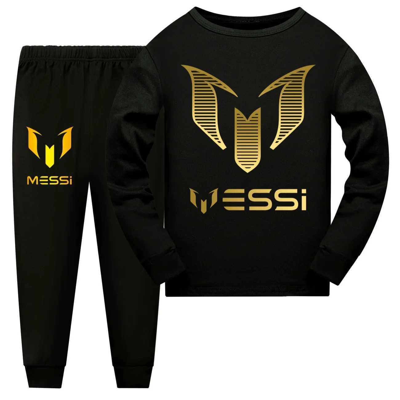Cartoon Messi Children Pajamas Boys Pijama Cotton Clothes Set Sleepwear Kids Nightwear for Girls Toddler Outfits Pyjama 2938 X250906