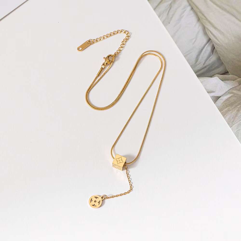 DHcollections Women's Cute - style Stainless Steel Jewelry with Geometric Elements for 2025 Spring