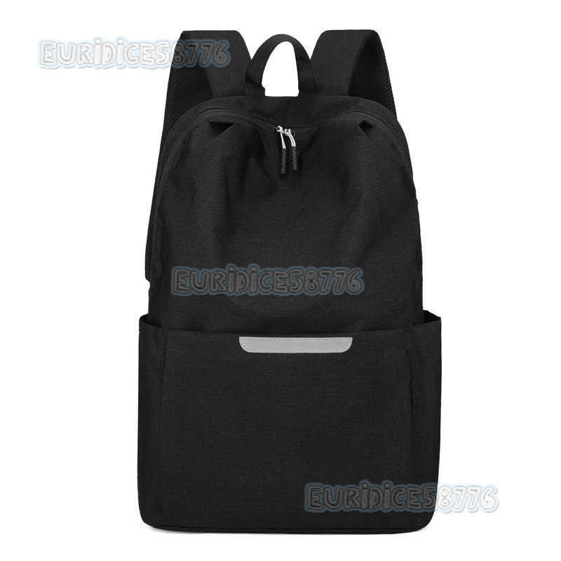 2022 New Reflective Backpack Lightweight Student Bag Large Capacity Mens and Womens Outdoor Backpack Printable H250906