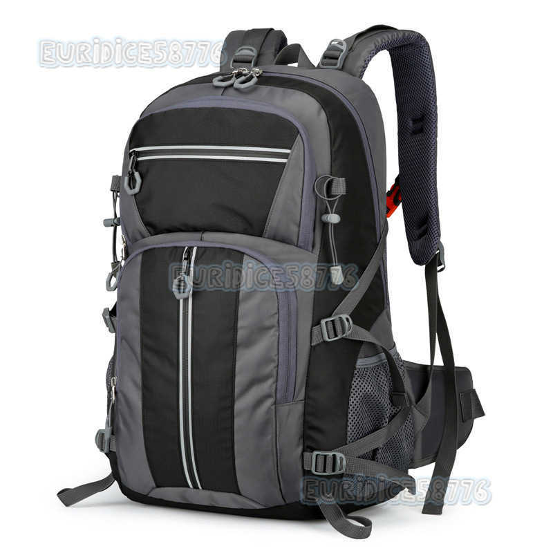 Mountaineering Bag Waterproof Outdoor Backpack Travel Large Capacity Backpack Multifunctional Reflective Hiking Bag H250906