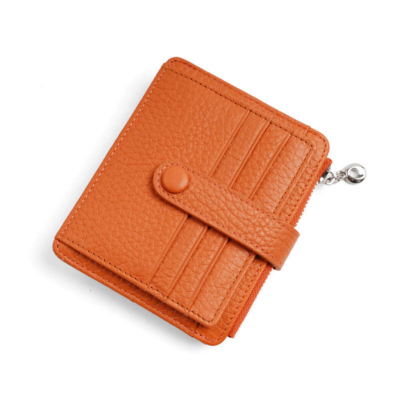 Wallet for Women 2022 New Ladies Zipper Coin Purse Cowhide Buckle Multi-Card Slot Card Holder designer wallet B5