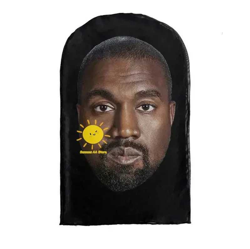 New 3D Printed Kanye Mask Drake Elastic Mesh Full Face Mask for Unisex Cosplay Headwear Party Simulation Balaclava Hat Headgear W250906