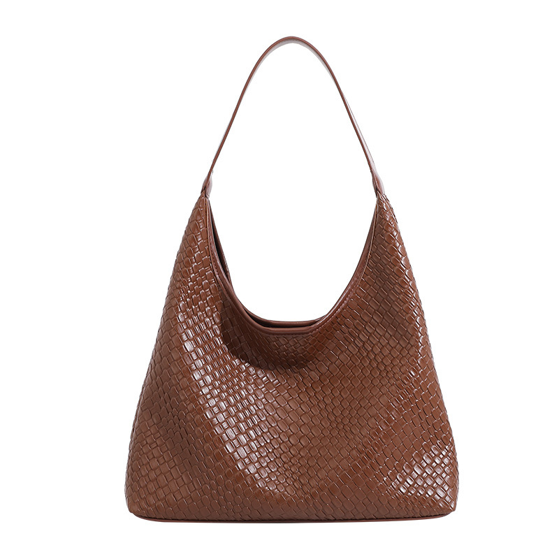 UR 2025 New Women's Premium Tote Cross Shoulder Commuter Style Fashion Trend Woven Bag fashion