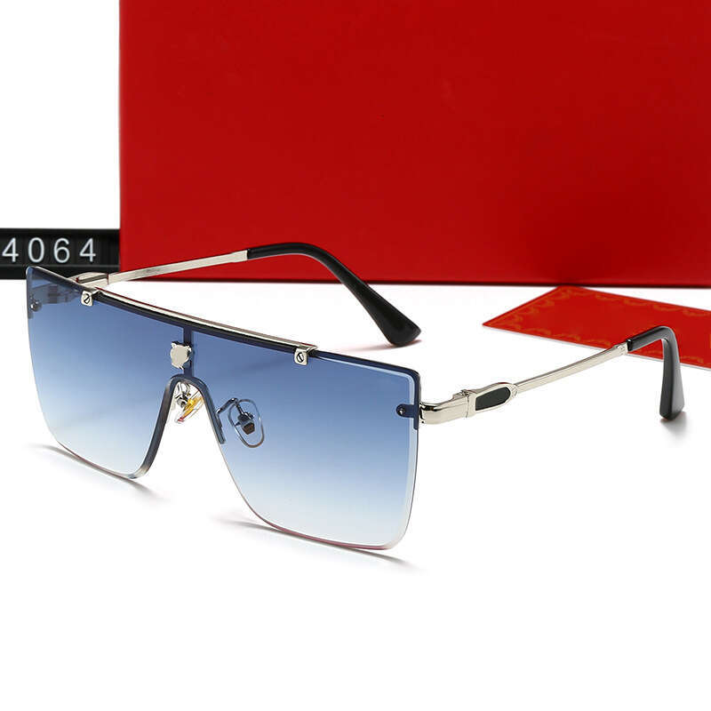 New Frameless Large for Men and Women, Stylish Personality Glasses, Fashionable Women's Sunglasses 24064 ea9