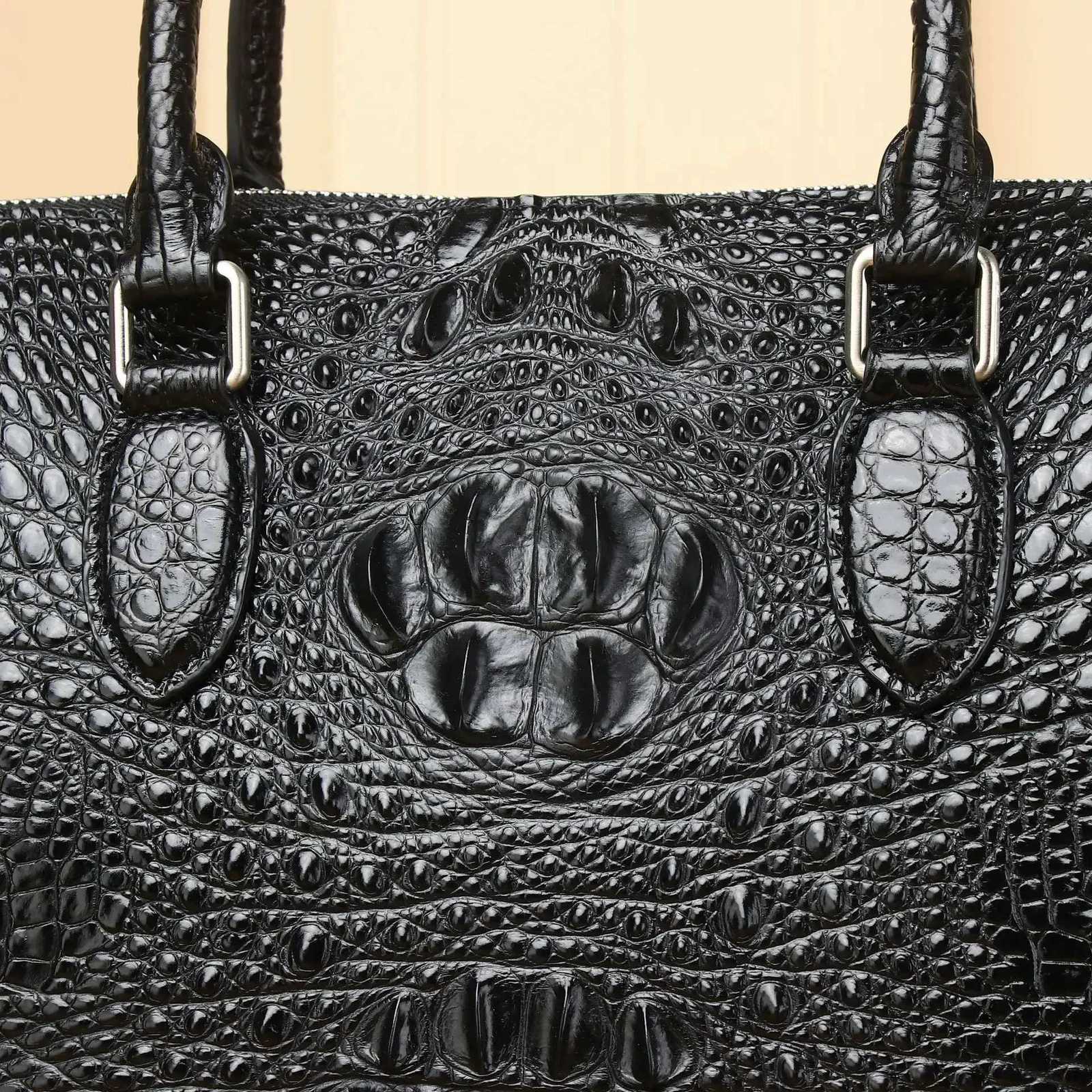 2025 New alligator Laptop Bags Cow Genuine Leather Mens Briefcase Male Handbags Men Messenger 14 Inch Computer Bag Z250906