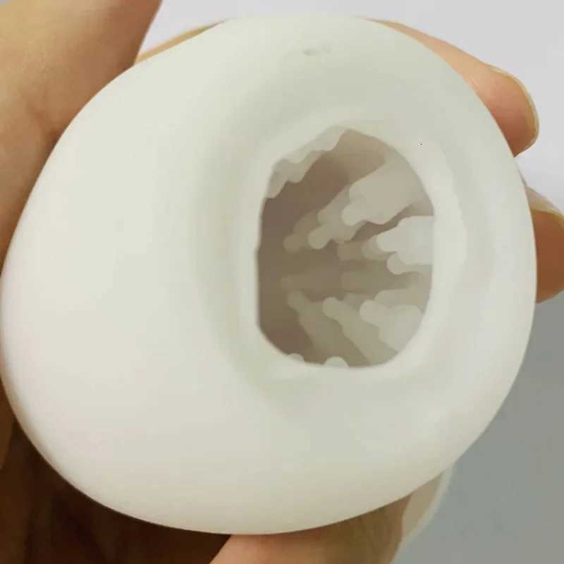 Male Pocket Vagina Masturbation Eggs Portable Stimulating Penis Massager Silicone Stretchable Masturbator Adult Sex Toys For Men W250906