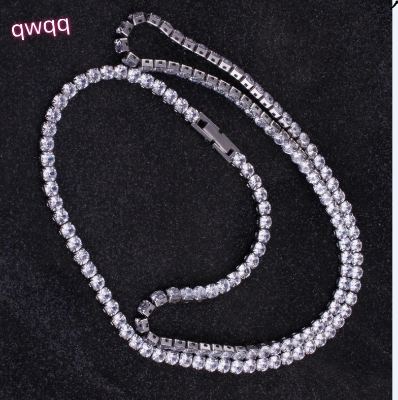 Moissanite Diamond Tennis chain Bracelet 10K 14K 18K 24K silver Moissanite Chain Custom Jewelry for Women