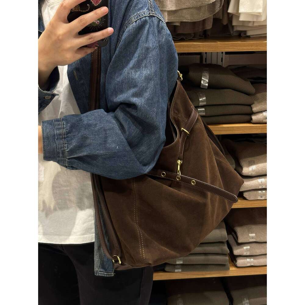 Designer Bag Tote Bag Shoulder Bag 2024 New Autumn And Winter Suede Women Large Capacity Casual Shoulder Crossbody Commuter Tote Bag Backpack
