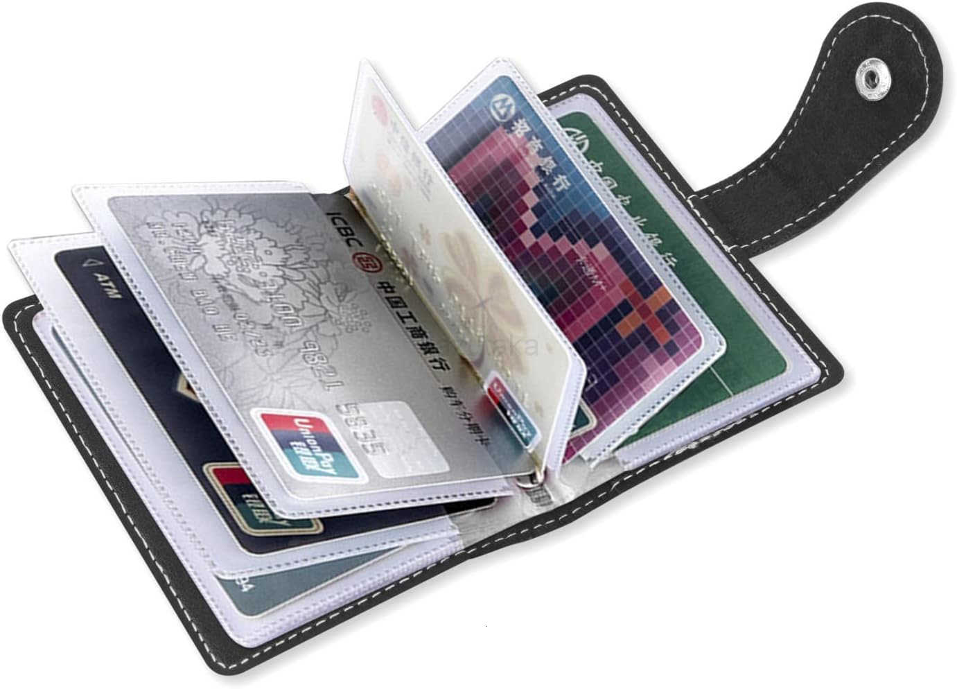 2 Pcs CARD Holder and business card holderSd Card Holder Each Has 26 Card Organizers 2024 New CARD Holders book for Men and Women Z250906