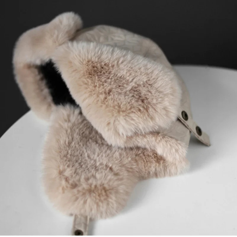 Muts Dames Winter Thick Bomber Ear Protection Skiing Chapka Fourrure Russian Fur Hats For Men Women Ushanka 250905