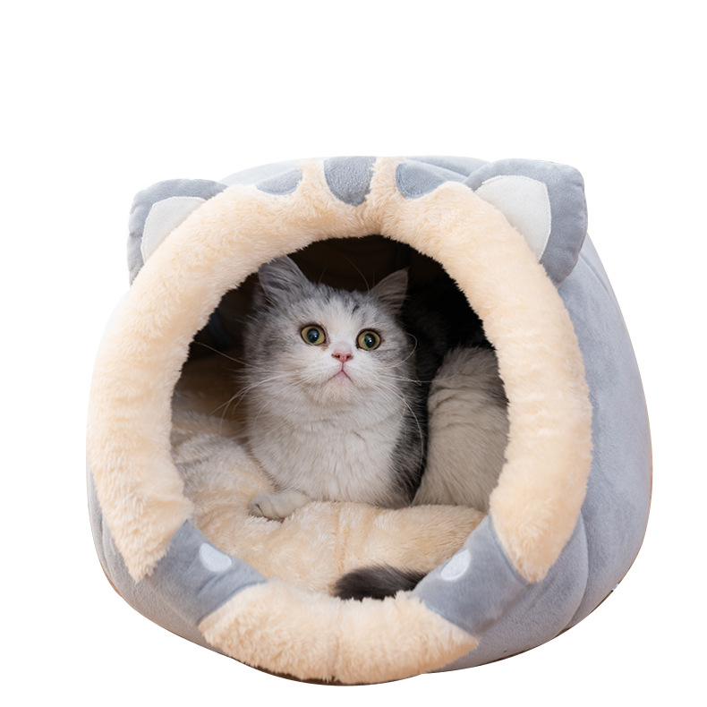 Cute Animal Dormitory Style Pet Den - Portable Rounded Sleeper Hut