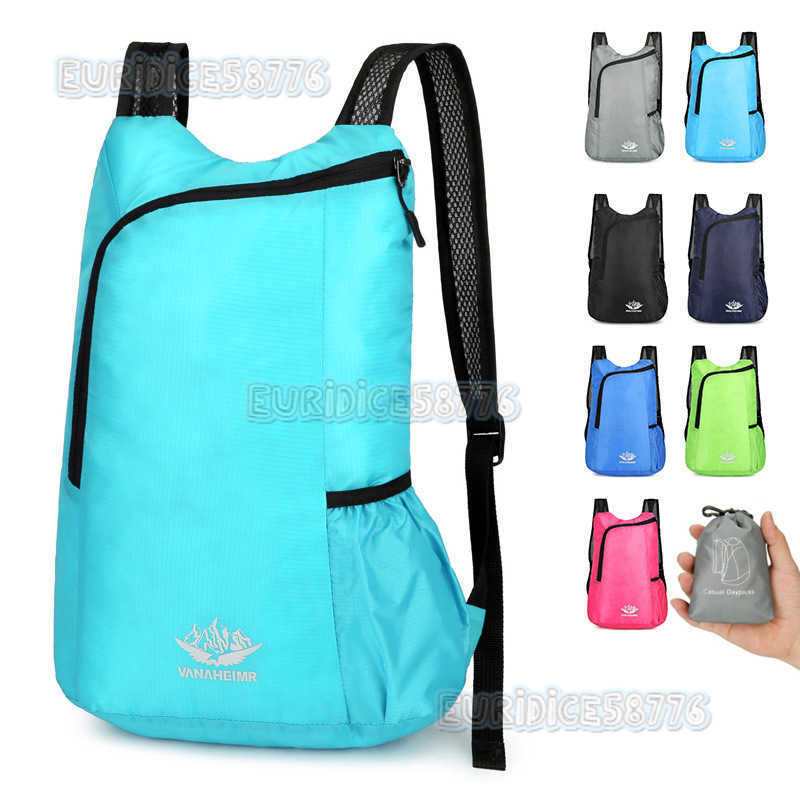 Selected New Folding Bags Cycling Sports Backpacks Lightweight Skin Bags Portable Outdoor Hiking Bags H250906
