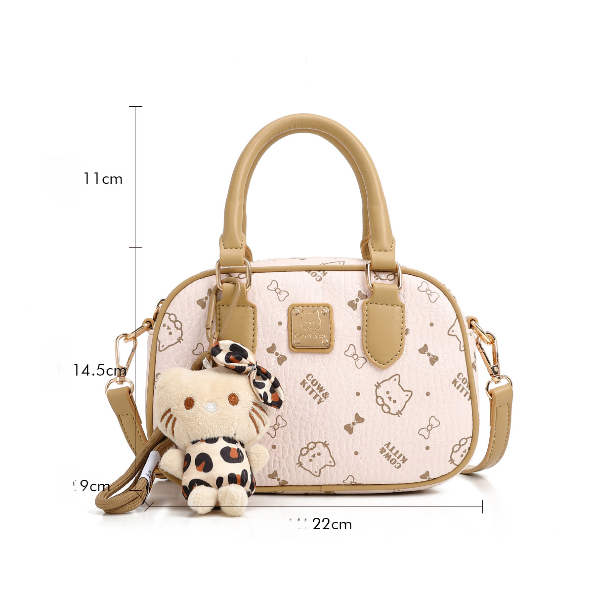 TB BHULAMTE Designer Bag 2025 New Fashion Luxury Bag Printed Elegant Handheld Bowling Bag For Women Casual Versatile High-end Cute Cross-border