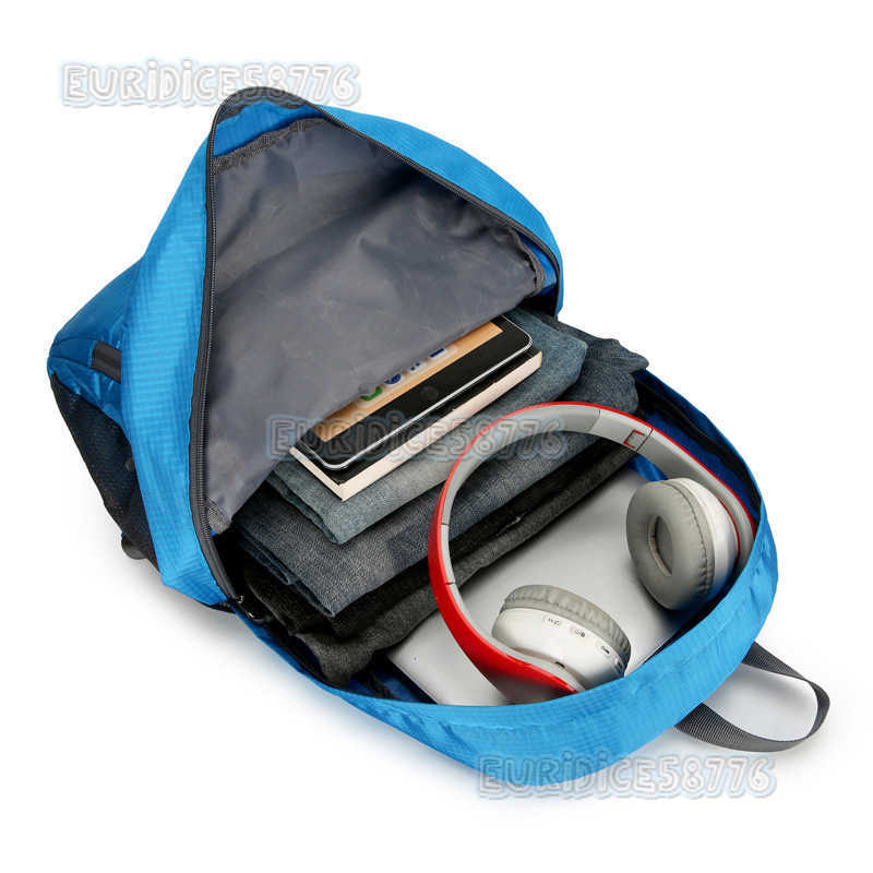 Backpack Large Capacity Suitable for Outdoor Sports Travel Mens and Womens Lightweight Folding Bag Printable Waterproof Backpack H250906