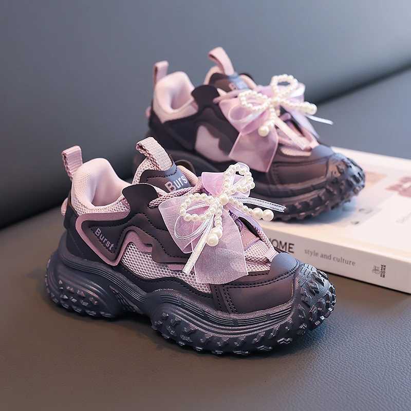 2025 Original Boy Shoes Sle Children Sneaker Chunky Sole Breathable Mesh School s Casual Shoes Sports Tennis Boy Sneaker W250910 S251027