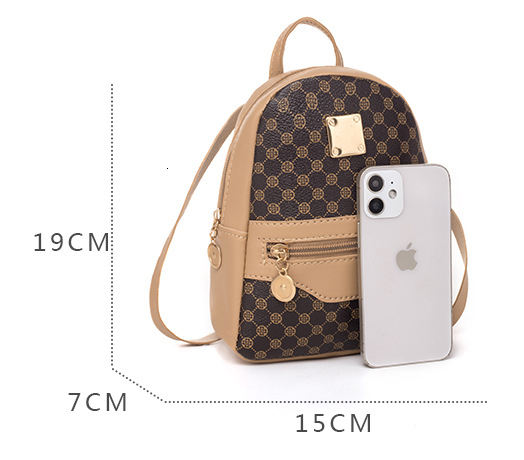 TB BHULAMTE Designer Bag Printed Backpack Women's Bag New Trendy Fashion Niche Luxury Bag Design Bags Ladies Small Backpack Wholesale