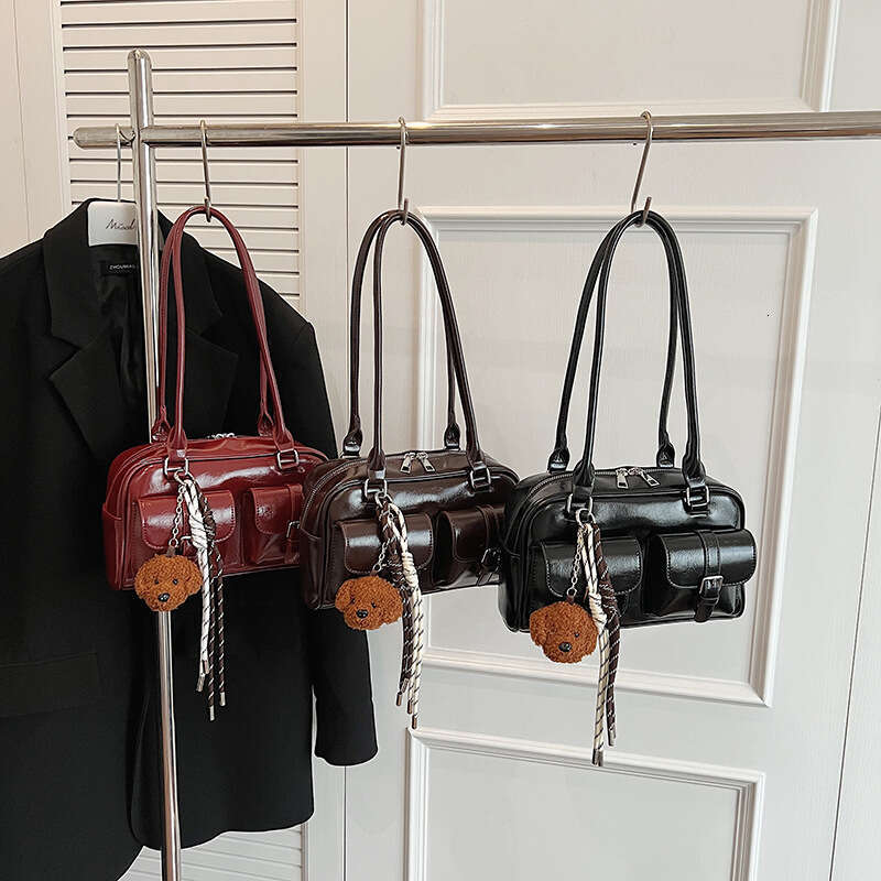 Korean Version Niche Minimalist Design Women's 2025 New Trendy Shoulder Fashionable Underarm Bag Versatile Handbag for Women