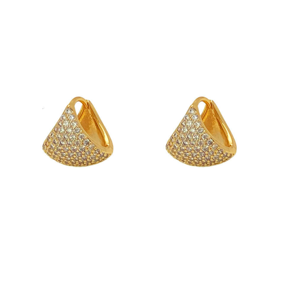DHpet Ins - style Micro - set Zircon Earrings: Versatile and High - end