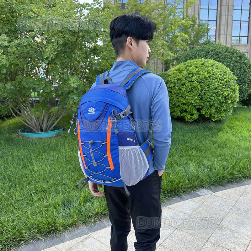 Mountaineering Bag New Outdoor Waterresistant Multifunctional Backpack Hiking Cycling Travel Large Capacity Backpack H250906