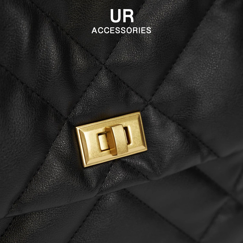 2025 Spring New Light Dia Grid Single Shoulder Crossbody For Work And Commuting, Grand Women's Bag