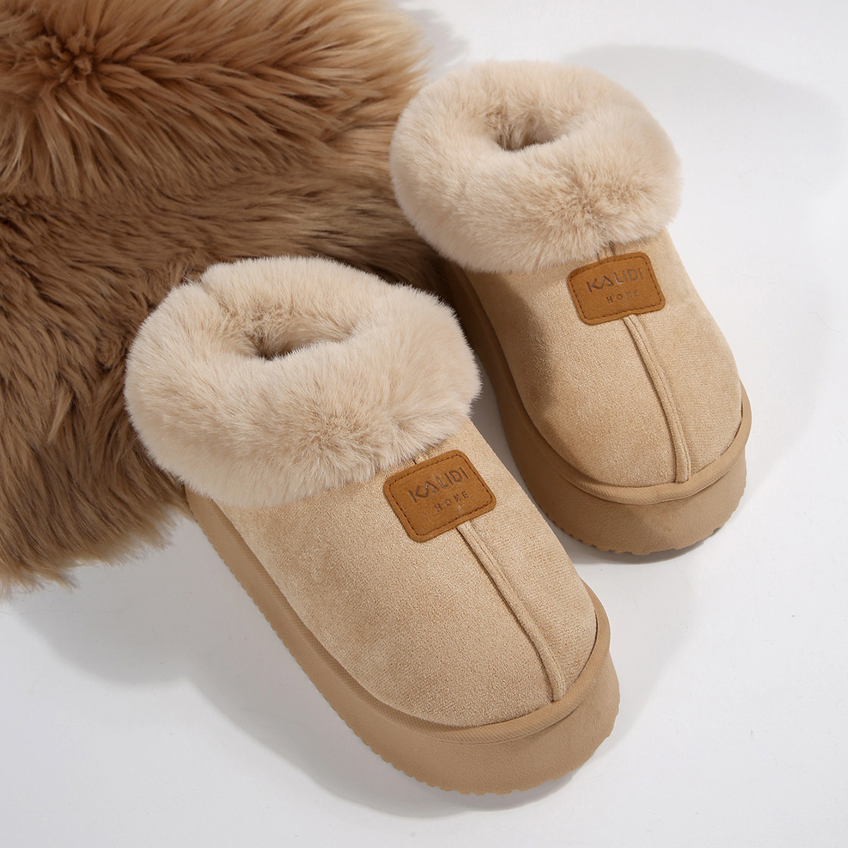 Free shipping Designer Boots Snow boots cotton shoes are fashionable warm for autumn winter with thickened fleece height increasing for couples black