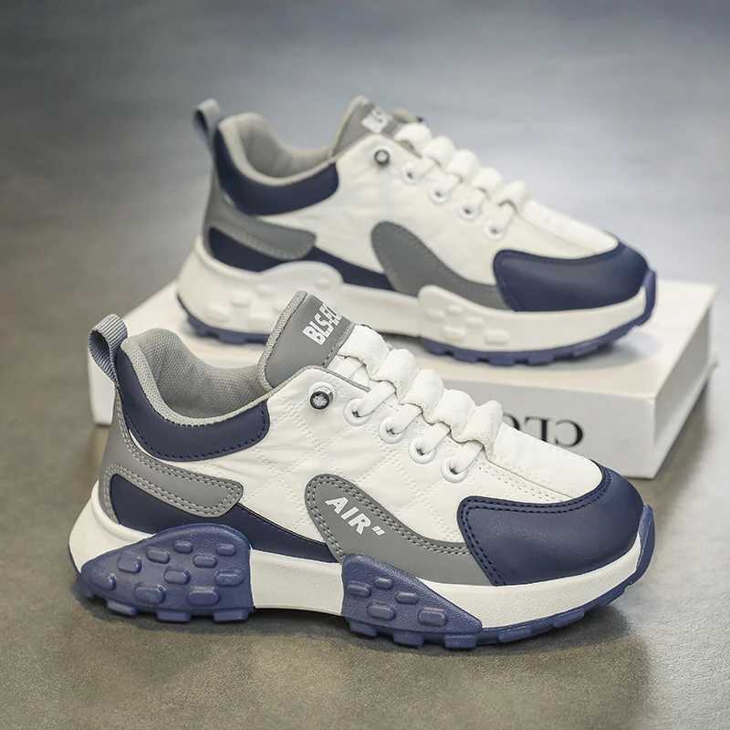 Luxury Children Sneaker Boy Shoes Fashion Lace Up Design Kid Casual Sneaker Nonslip Autumn New Boy Sports Shoes W250910