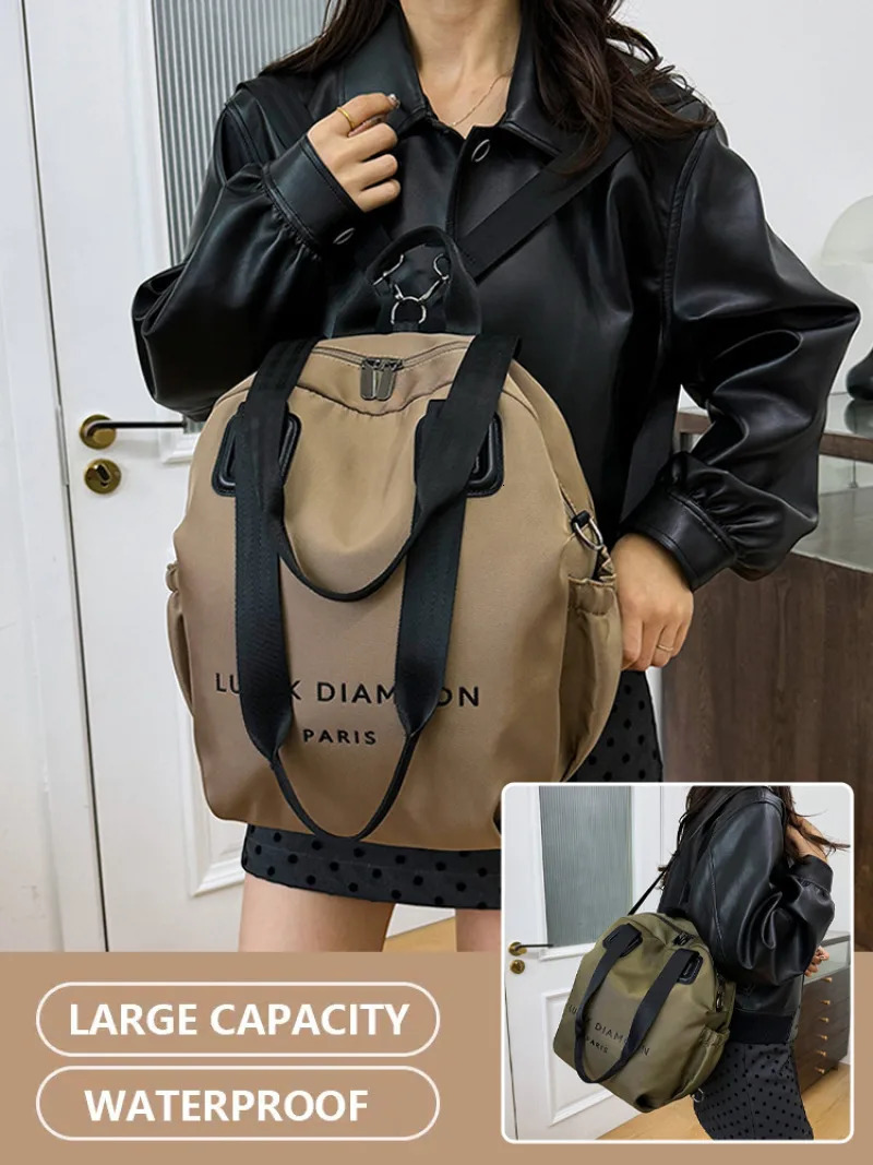 GMY Womens Large Capacity Backpack Multipurpose Stylish Minimalist Shoulder Bag Ideal for Daily Use Travel Work 250906