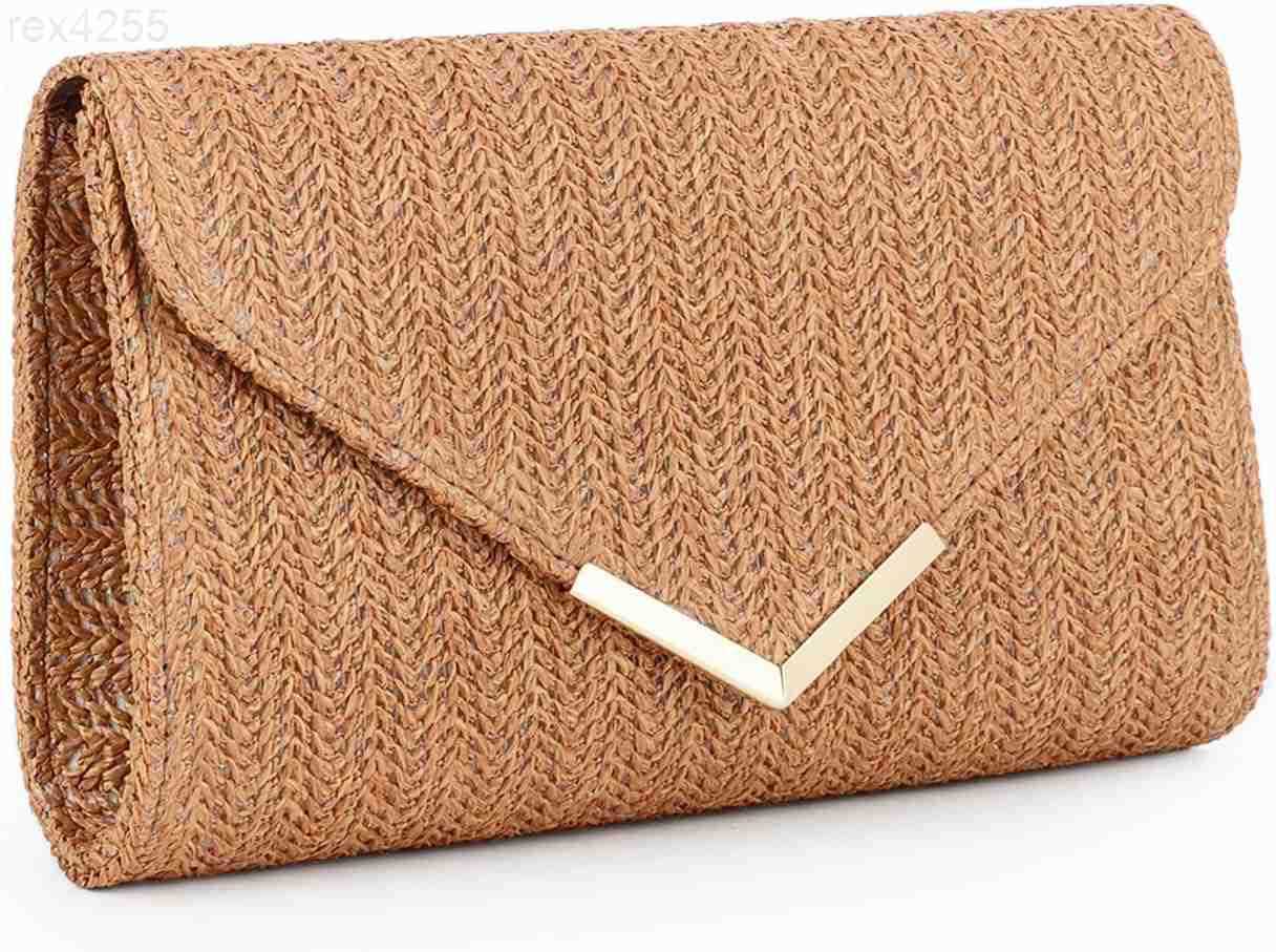 Straw Clutch Purse Raffia Rattan Summer Evening Bag Woven Beach Handbags for Women Wedding Vacation Travel Party 2025W250906